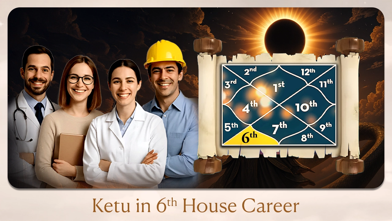 Ketu in 6th house Career